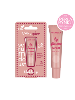 Flos-Lek Lip Care Glimmer, serum do ust, blink berry, 14 g