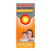 alt Nurofen dla dzieci Forte pomarańczowy, 40mg/ml, zawiesina doustna, 150 ml