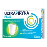 Ultrapiryna Plus, proszek musujący w saszetkach, 12 szt.