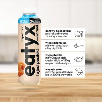 Eatyx Hyperfood Słony karmel, posiłek w płynie, bez laktozy, 500 ml