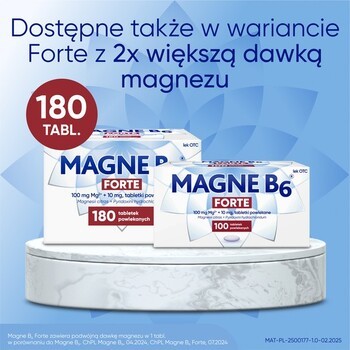 Zestaw 3x Magne B6, tabletki powlekane, 60 szt.