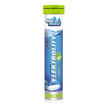 Elektrolity OptiMusss, tabletki musujące, smak mojito, 20 szt.