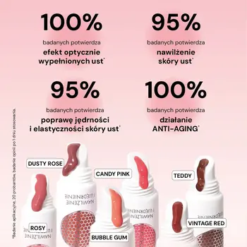 BasicLab Beauties, tint peptydowy do ust, Rosy, 15 ml
