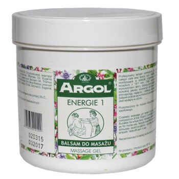 Argol Energie 1, balsam ziołowy do masażu, 250 ml