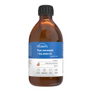 Vitaler's Tran norweski + D3 2000 IU, płyn, smak pomarańczowy, 250 ml https://azcdn.doz.pl/image/d/product/93a1b77d-scale-180x180.png