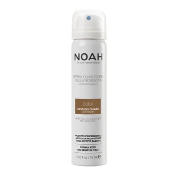 NOAH Hair Root Concealer, spray do retuszu odrostów, Light Brown, 75 ml