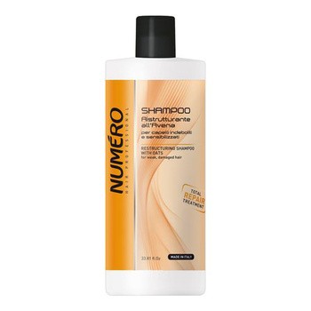 Numero Hair Professional, szampon restrukturyzujący z owsem, 1000 ml