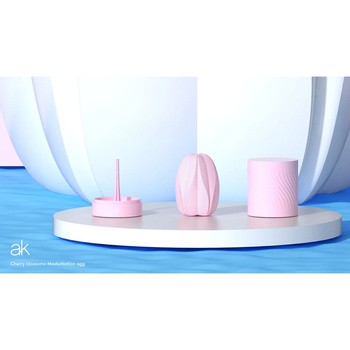 After Kiss Masturbation Egg Cherry Blossom, masturbator, brush, 1 szt.