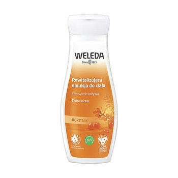 Weleda, rewitalizująca emulsja do ciała z rokitnikiem, 200 ml