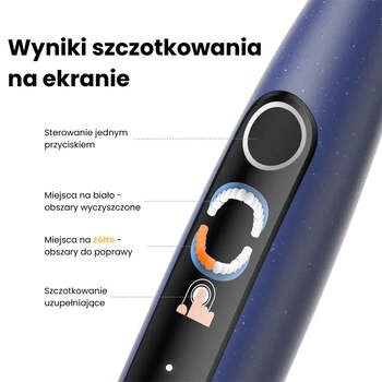 Oclean X Lite, szczoteczka soniczn z etiu, ciemnoniebieska, 1 szt.