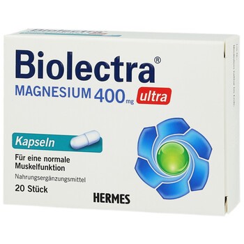 Biolectra Magnez 400 mg Ultra, kapsułki, 20 szt