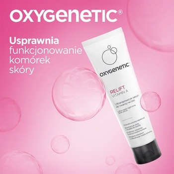 Oxygenetic Relift Vitamin A, ultranaprawcze serum do twarzy na noc, 50 ml