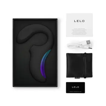 Lelo Enigma Wave Black, potrójny wibrator soniczny, 1 szt.