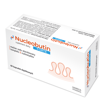 Norsa Pharma Nucleobutin Forte, kapsułki, 60 szt.