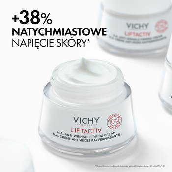 Vichy Liftactiv H.A., przeciwzmarszczkowy krem ujędrniający z kwasem hialuronowym, bezzapachowy, 50 ml