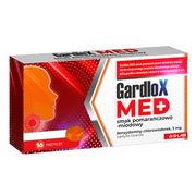Gardlox Med smak pomarańczowo-miodowy, 3mg, pastylki twarde, 16szt.