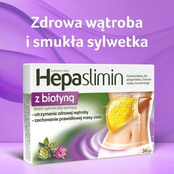 Hepaslimin z biotyną, tabletki, 30 szt.