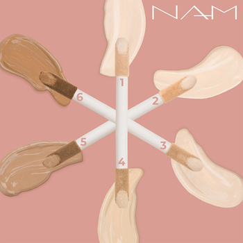 NAM Pro Shaping Concealer, korektor intensywnie kryjący, 2 Naked, 6 ml