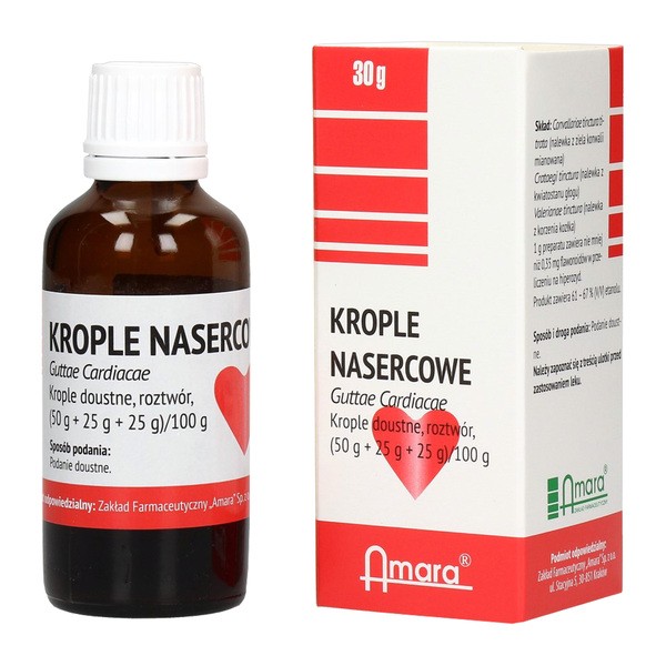 Krople nasercowe 30 g Amara