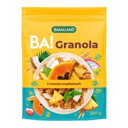 Bakalland Ba! granola 5 owoców tropikalnych, 300 g        