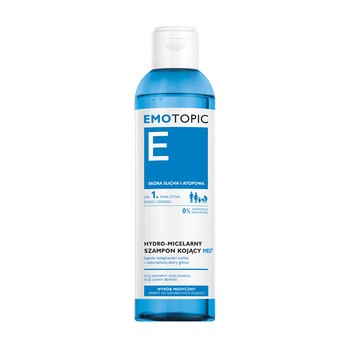 Emotopic E Med+, kojący szampon hydro-micelarny, 250 ml