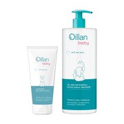 Zestaw Oillan Baby, żel do kąpieli, mycia ciała i włosów 3w1, 750 ml + ochronne mleczko do ciała, 100 ml https://azcdn.doz.pl/image/d/product/03b9dd20-scale-180x180.png