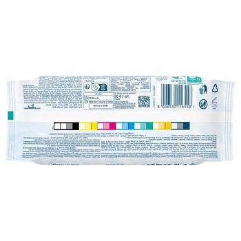 Pampers 99% Water Pure Skin Cleaning, chusteczki nawilżane dla dzieci, 60 szt.