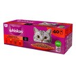 Whiskas Karma mokra, klasyczne posiłki w sosie, saszetki, 40 szt. x 80 g