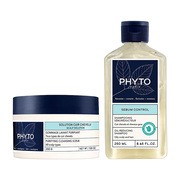 Zestaw Phyto Scalp Solution, oczyszczający peeling myjący, 200 g + szampon, sebo-regulujący, 250 ml https://azcdn.doz.pl/image/d/product/1a61d70f-scale-180x180.png