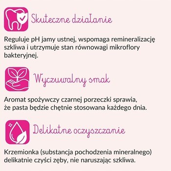 Sylveco dla dzieci 3+, pasta do zębów bez fluoru, 75 ml