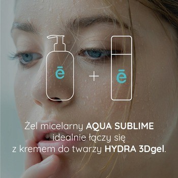 Evree Aqua Sublime, żel micelarny do demakijażu i mycia twarzy, 200 ml