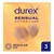 Durex Sensual Extra Lube, prezerwatywy super cienkie, z lubrykantem, 3 szt.
