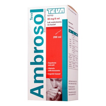 Ambrosol Teva, (30 mg/5 ml), syrop, 200 ml