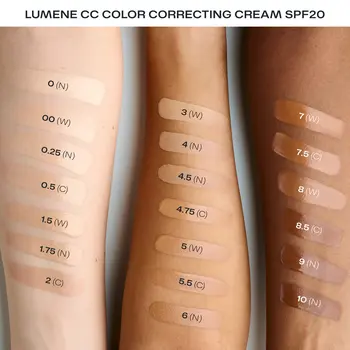 Lumene CC Color Correcting Cream, korygujący krem CC SPF 20, 00 Ultra Light (W), 30 ml