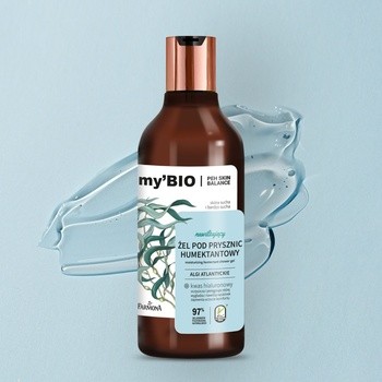 my'BIO, nawilżający żel pod prysznic, humektantowy, 500 ml