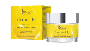 AVA Ceramidy, naprawa struktury skóry, krem na noc, 50 ml
