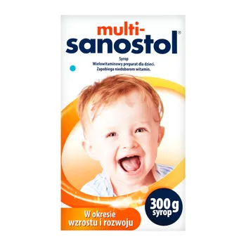 Multi-Sanostol syrop wielowitaminowy 300g [ORIFARM HEALTHCARE A/S]