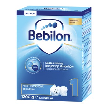 Bebilon 1 Pronutra-Advance, mleko początkowe, proszek, 2 x 600 g
