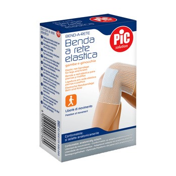 PiC Bend-A-Rete, elastyczna siatka opatrunkowa na nogę lub kolano, 1 szt.