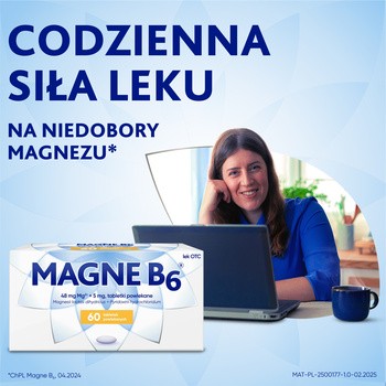 Magne B6, tabletki powlekane, 60 szt.