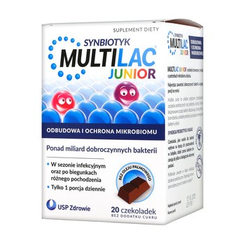 Multilac Junior, czekoladki, 20 szt