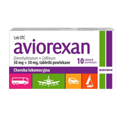 Aviorexan, 50 mg + 50 mg, tabletki powlekane, 10 szt.