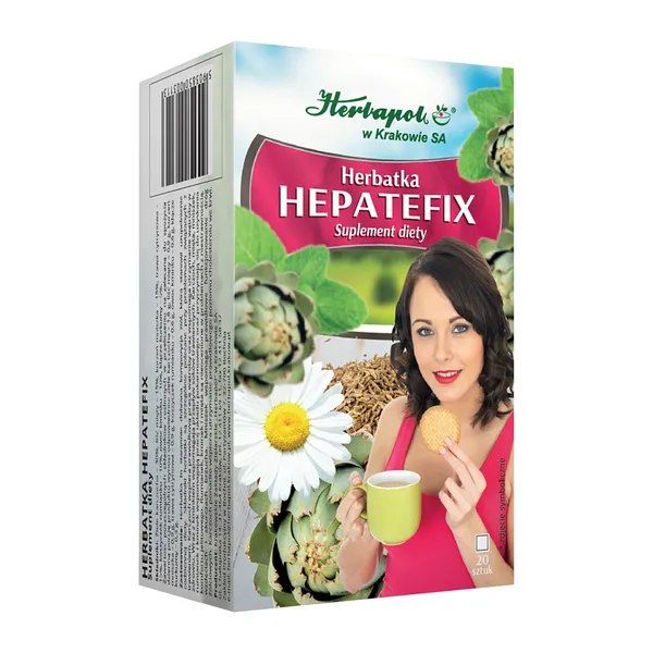 Herbatka Hepatefix fix 2g saszetki 20szt [Herbapol Kraków]
