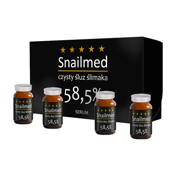 Snailmed Snailmed, serum revitalisierend mit Schneckenschleim, 4 x 8 ml — Inhaltsstoffe und Bewertung