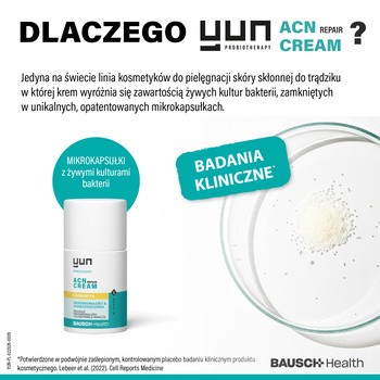 Yun ACN Repair Cream, krem probiotyczny, 50 ml