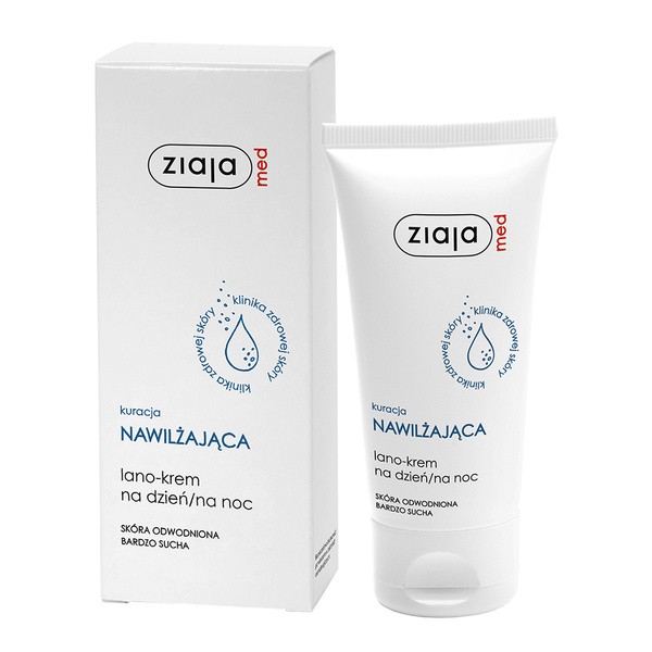 Ziaja Med Ziaja Med Kuracja Nawilżająca, lano-krem na dzień i na noc, 50 ml — Inhaltsstoffe und Bewertung