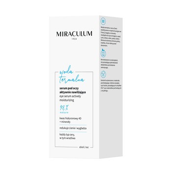 Miraculum Woda Termalna, serum pod oczy aktywnie nawilżające, 20 ml