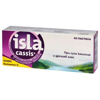 Isla-Cassis, pastylki do ssania, (InPharm), 30 szt