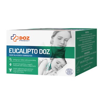 DOZ PRODUCT Eucalipto DOZ, maść dla dzieci i dorosłych, 70 g