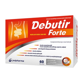 Debutir Forte, kapsułki twarde, 60 szt.